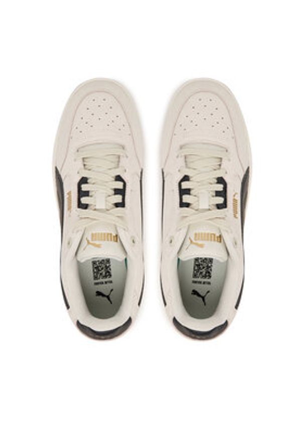 Puma Sneakersy Shuffle Downtown SD 402597 01 Beżowy. Kolor: beżowy. Materiał: skóra, zamsz