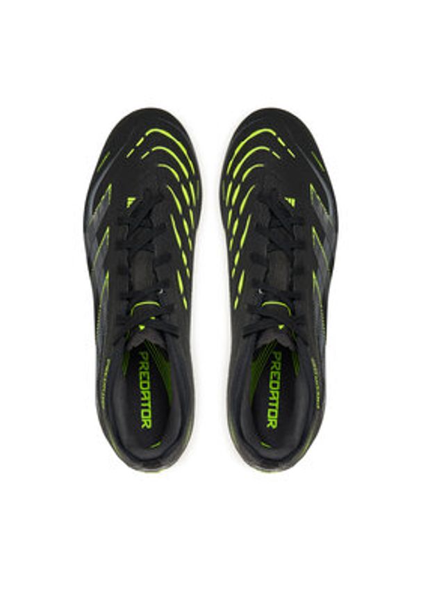 Adidas - adidas Buty do piłki nożnej Predator Pro JI1197 Czarny. Kolor: czarny. Materiał: skóra