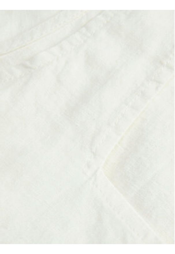 JJXX Top Breeze 12269734 Biały Relaxed Fit. Kolor: biały. Materiał: len