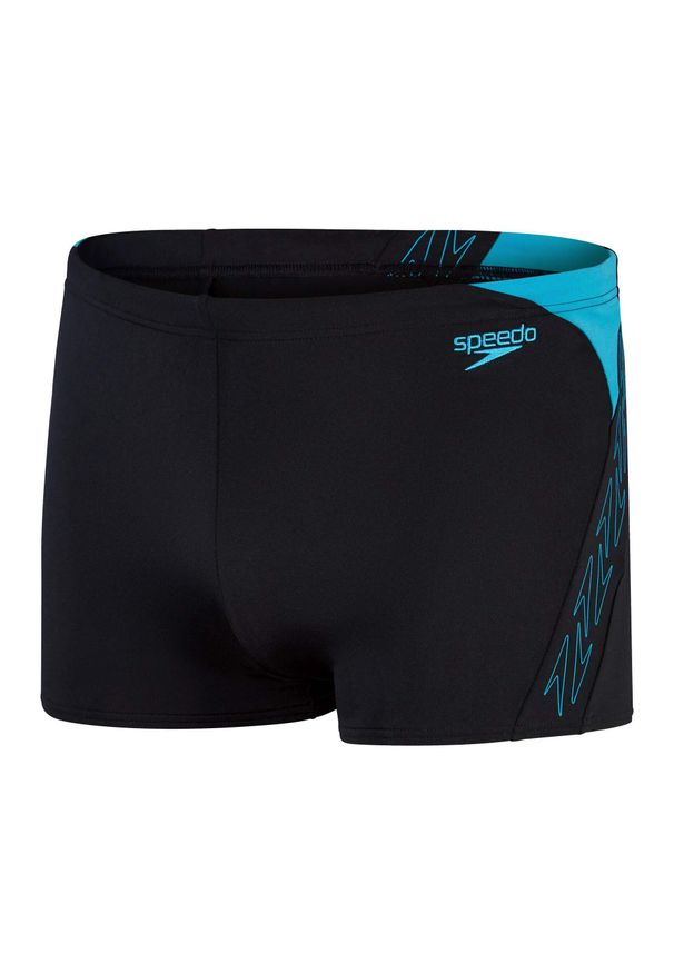 Spodenki kąpielówki męskie Speedo Hyper Boom. Kolor: czarny, niebieski, wielokolorowy. Materiał: poliester