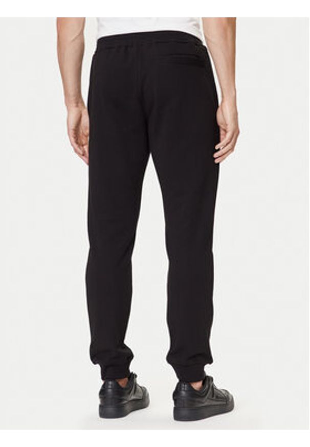 Versace Jeans Couture Spodnie dresowe 79GAAT00 CF01T Czarny Regular Fit. Kolor: czarny. Materiał: bawełna