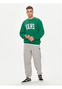 Vans Bluza Original Varsity VN000HP7 Zielony Loose Fit. Kolor: zielony. Materiał: bawełna