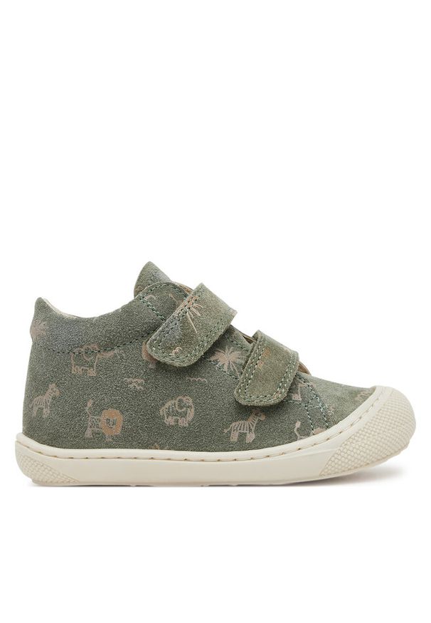 Sneakersy Naturino. Kolor: brązowy