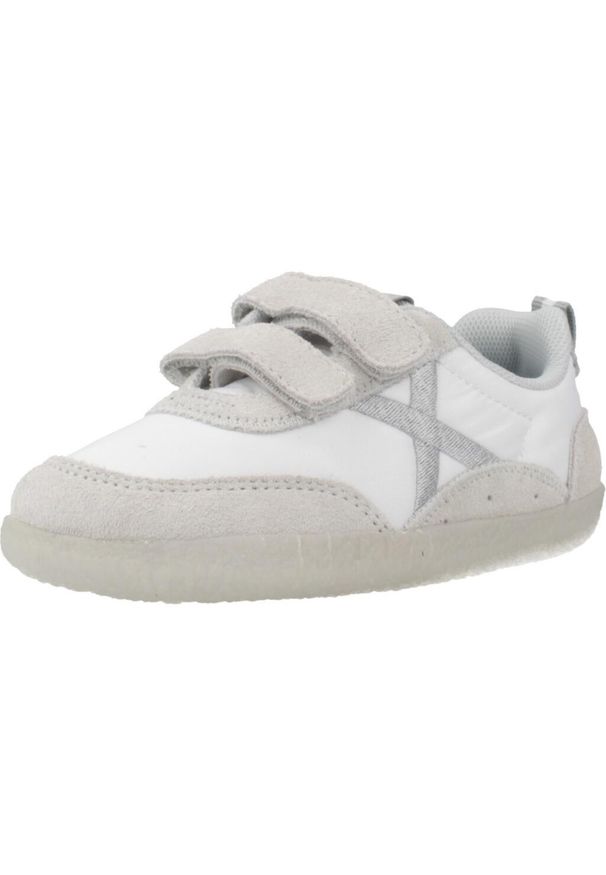Munich - Buty MUNICH BABY KODA 20 Biały. Kolor: biały. Materiał: tkanina, skóra. Sport: turystyka piesza