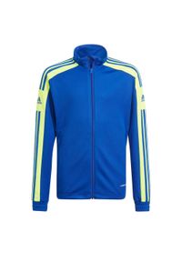 Adidas - Bluza dla dzieci adidas Squadra 21 Training Youth niebiesko-zielona GP6454. Kolor: wielokolorowy, niebieski, żółty