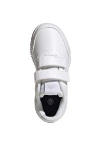 Adidas - Buty adidas Tensaur Sport 2.0 C GW1987 białe. Okazja: na co dzień, na spacer. Zapięcie: rzepy. Kolor: biały. Materiał: guma, syntetyk, materiał, skóra. Szerokość cholewki: normalna. Sport: turystyka piesza #5