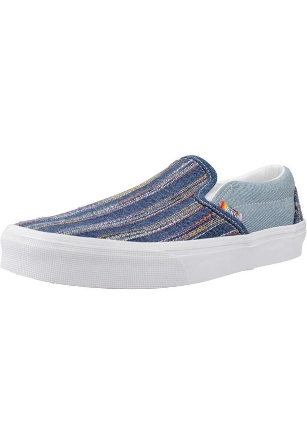 Tenisówki Vans Model Classic Slip-on 2gethe Kolor Niebieski. Zapięcie: bez zapięcia. Kolor: niebieski. Materiał: tkanina