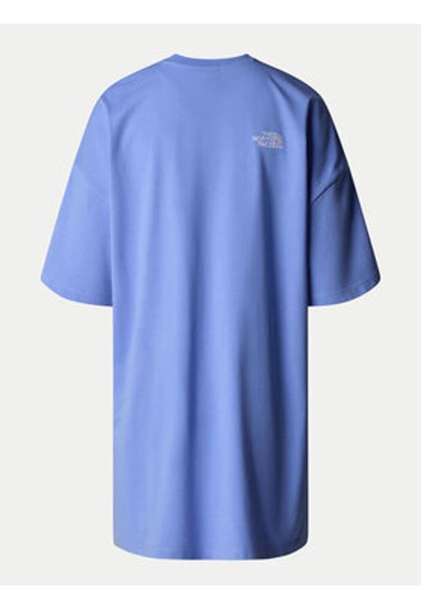 The North Face Sukienka codzienna Simple Dome NF0A87NF Niebieski Relaxed Fit. Okazja: na co dzień. Kolor: niebieski. Materiał: bawełna. Typ sukienki: proste. Styl: casual