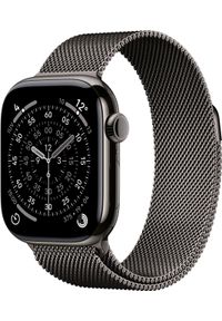 APPLE - Apple Watch Series 11 GPS + Cellular 42mm Slate Titanium Case with Slate Milanese Loop #1