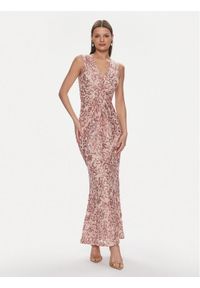Rinascimento Sukienka wieczorowa CFC0117530003 Różowy Regular Fit. Kolor: różowy. Materiał: syntetyk. Styl: wizytowy #1