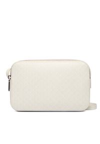 Calvin Klein Torebka Emblem Aop Elongated Camera Bag LV04F3268G Écru. Materiał: skórzane #5