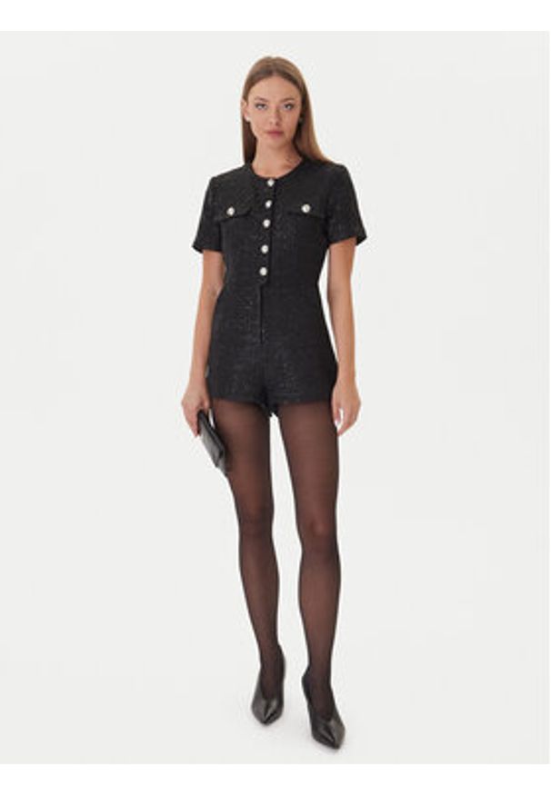 BARDOT - Bardot Kombinezon Estelle 60098PB Czarny Regular Fit. Kolor: czarny. Materiał: syntetyk