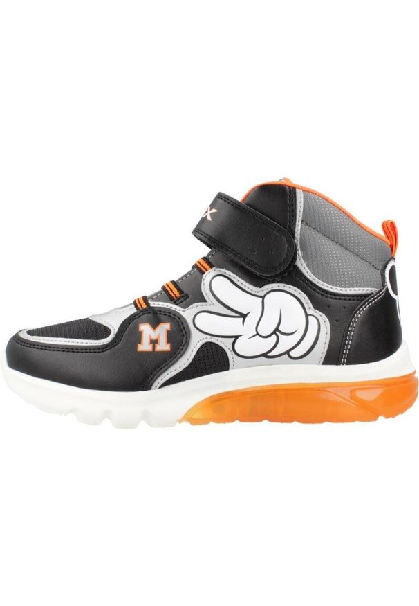 Geox - Buty GEOX J CIBERDRON Czarny. Kolor: czarny. Materiał: syntetyk, tkanina. Sport: turystyka piesza