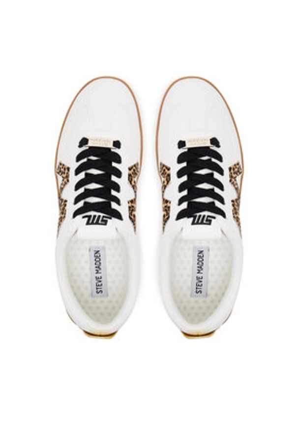 Steve Madden Sneakersy Degree SM11003179 Biały. Kolor: biały. Materiał: skóra