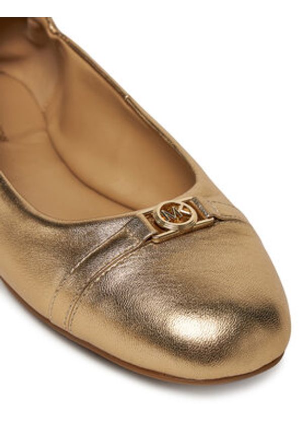 MICHAEL Michael Kors Baleriny Mandy Flex Ballet 40S5MAFP1M Złoty. Kolor: złoty. Materiał: skóra