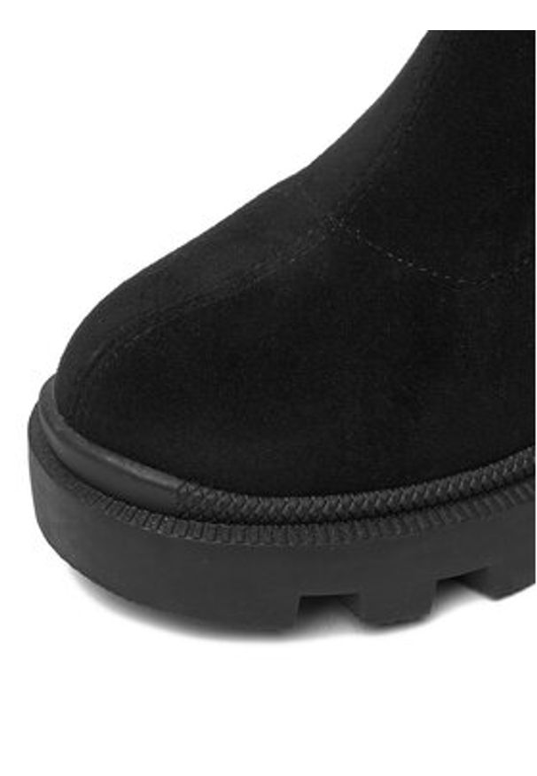 DeeZee Botki ZB362-2 Czarny. Kolor: czarny. Materiał: materiał