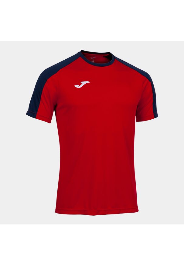 Koszulka do piłki nożnej męska Joma Eco Champioship z krótkim rękawem. Kolor: wielokolorowy, niebieski, czerwony. Długość rękawa: krótki rękaw. Długość: krótkie. Sport: piłka nożna