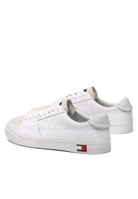 Tommy Jeans Sneakersy Vulcanized Ess EM0EM01106 Biały. Kolor: biały. Materiał: skóra #2