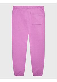 Calvin Klein Jeans Spodnie dresowe Monogram Off Placed IG0IG01854 Fioletowy Relaxed Fit. Kolor: fioletowy. Materiał: bawełna