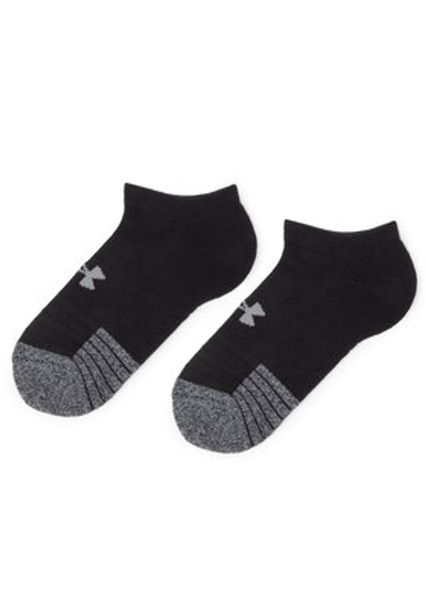 Under Armour Zestaw 3 par niskich skarpet unisex Heatgear No Show Sock 1346755-035 Szary. Kolor: szary. Materiał: materiał