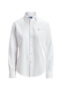Polo Ralph Lauren Koszula 211891377003 Biały Regular Fit. Typ kołnierza: polo. Kolor: biały. Materiał: bawełna