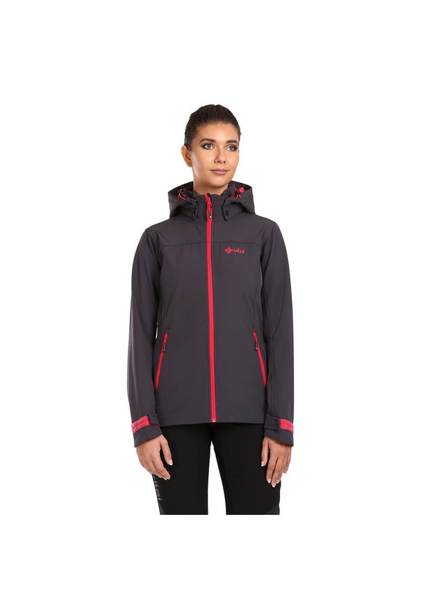 Damska kurtka softshell Kilpi RAVIA-W. Kolor: szary. Materiał: softshell