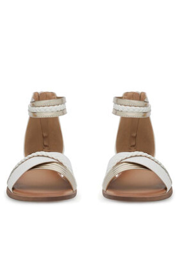 Clara Barson Sandały WS6112-05 Biały. Kolor: biały. Materiał: syntetyk