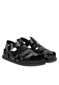 Tommy Jeans Sandały Tjw Fisherman Patent Sandal EN0EN02874 Czarny. Kolor: czarny. Materiał: skóra #6
