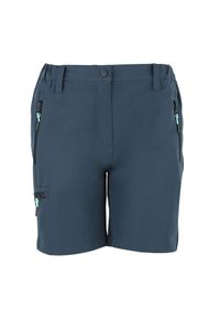 PEAK MOUNTAIN - Szorty damskie Peak Mountain. Kolor: niebieski. Sport: turystyka piesza #1