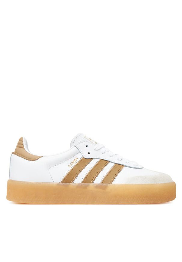 Adidas - adidas Sneakersy Sambae JQ0982 Biały. Kolor: biały. Materiał: skóra