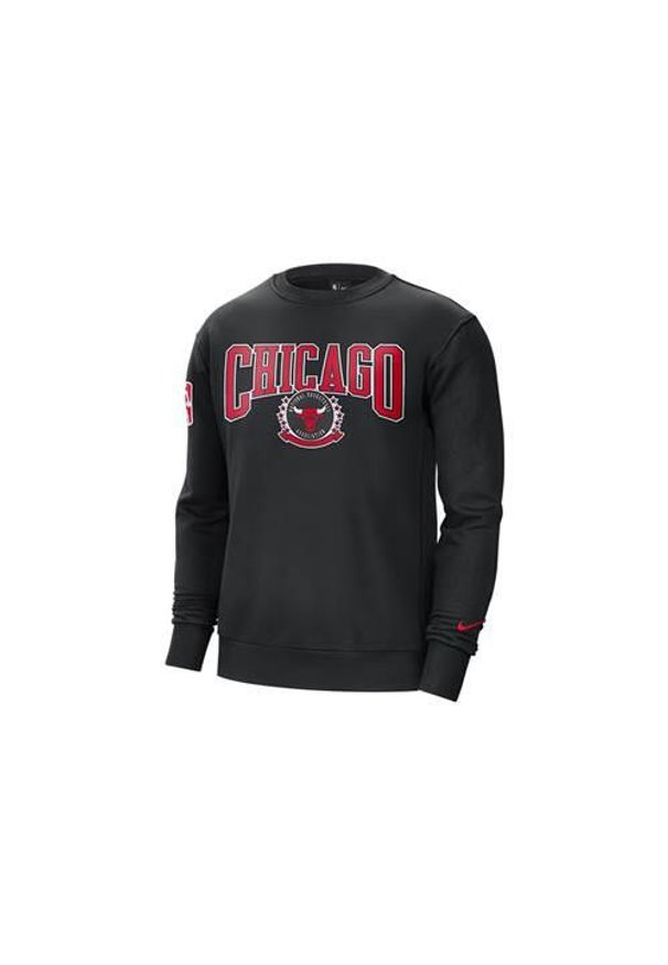 Bluzy sportowa męska Nike Nba Chicago Bulls Fleece Courtside. Kolor: czarny