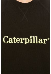 CATerpillar - Caterpillar - Bluza. Okazja: na co dzień. Kolor: czarny. Długość rękawa: raglanowy rękaw. Wzór: nadruk. Styl: casual #2