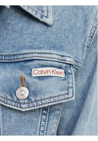 Calvin Klein Jeans Kurtka jeansowa LV047F672G Niebieski jasny Regular Fit. Kolor: niebieski. Materiał: bawełna #5