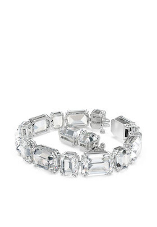 Swarovski Bransoletka Millenia 5705770 Srebrny. Materiał: metalowe. Kolor: srebrny
