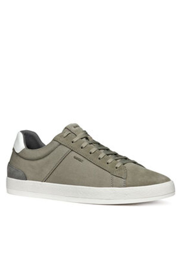 Geox Sneakersy U Serifos U55LSB 01022 C3016 Khaki. Kolor: brązowy. Materiał: materiał
