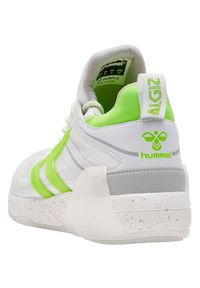 Buty do chodzenia męskie Hummel Algiz 2.0. Zapięcie: sznurówki. Kolor: żółty, biały, wielokolorowy. Materiał: materiał, syntetyk. Szerokość cholewki: normalna. Sport: turystyka piesza