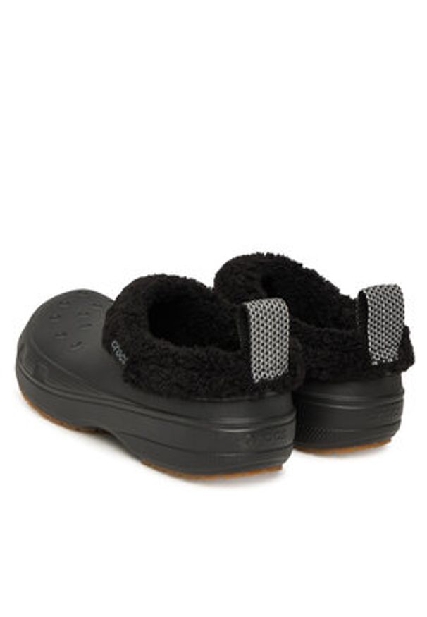 Crocs Klapki Classic Lined Shorty 211380 Czarny. Kolor: czarny