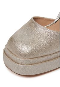 DeeZee Czółenka LW85478-6 Złoty. Kolor: złoty. Materiał: materiał