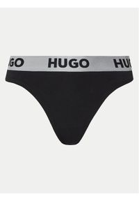 Hugo Stringi Sporty Logo 50480166 Czarny. Kolor: czarny. Materiał: bawełna #1