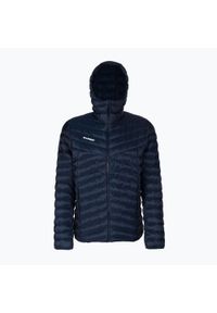 Kurtka zimowa męska Mammut Albula IN puchowa. Kolor: niebieski. Materiał: puch. Sezon: zima