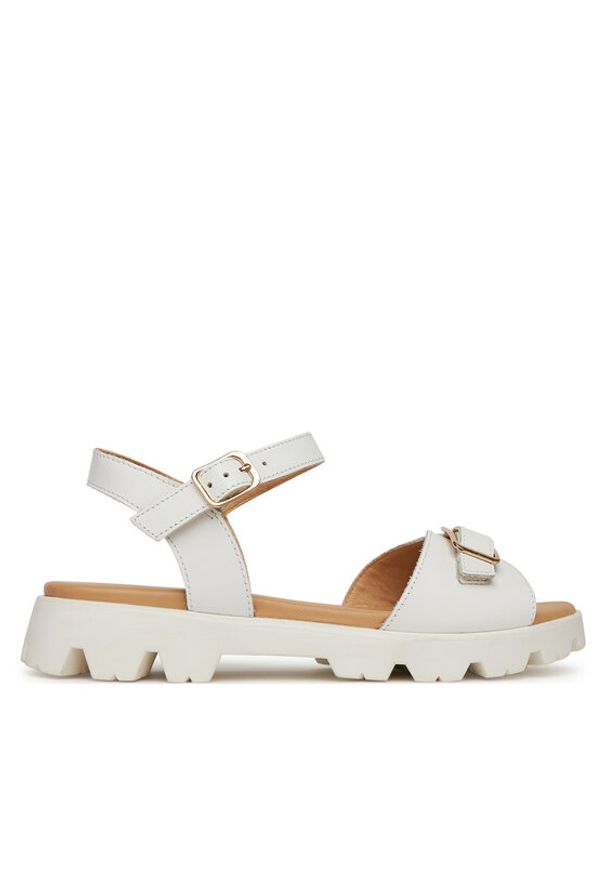 Lasocki Sandały GRD-3134-03 Biały. Kolor: biały. Materiał: skóra