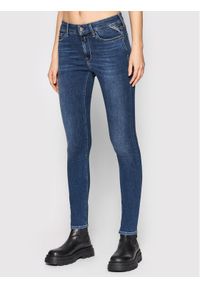 Replay Jeansy WHW689.000.523 Granatowy Skinny Fit. Kolor: niebieski