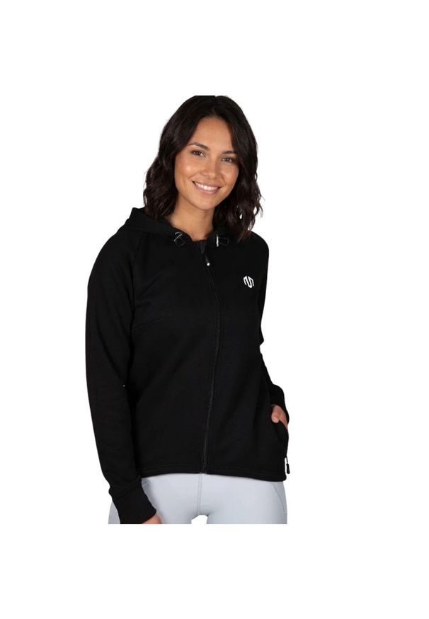 MOROTAI - Bluza treningowa damska Morotai Comfy. Typ kołnierza: kaptur. Kolor: czarny. Materiał: poliester, bawełna. Sport: fitness