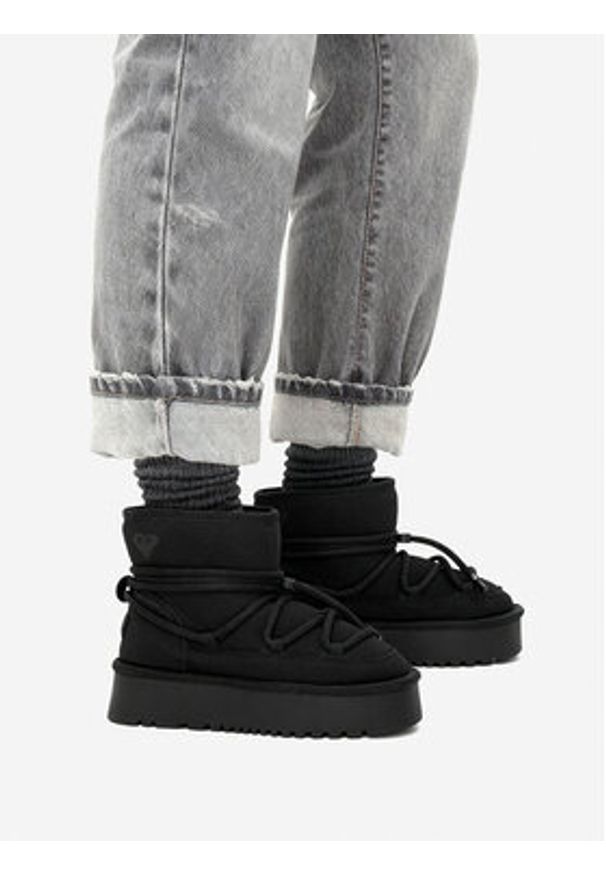 Roxy Śniegowce CEO-HDR2503-3 Czarny. Kolor: czarny. Materiał: materiał