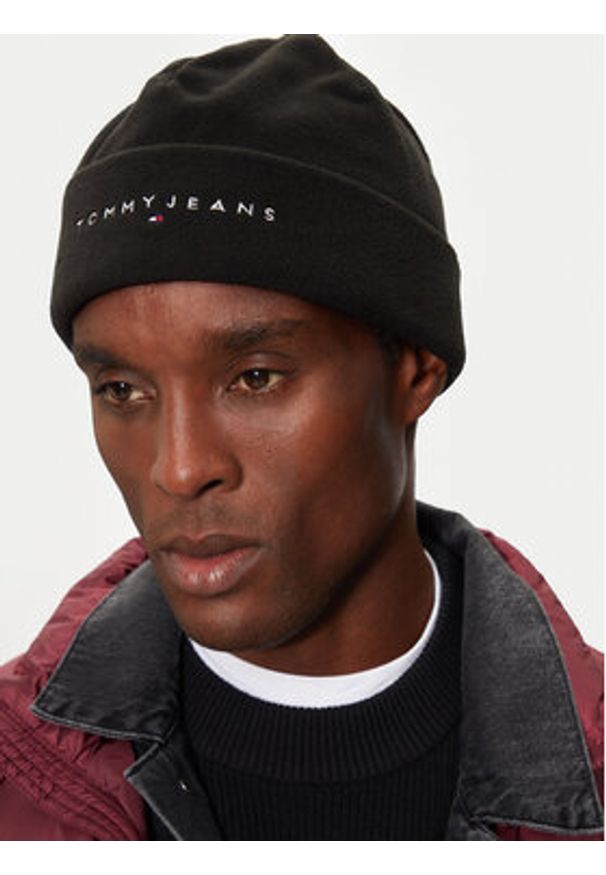 Tommy Jeans Czapka AM0AM12638 Czarny. Kolor: czarny. Materiał: materiał, poliester