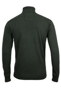 Zestaw Trzech Męskich Golfów - Brave Soul - Czarny, Camel i Zieleń Khaki. Typ kołnierza: golf. Kolor: czarny, brązowy, wielokolorowy. Materiał: bawełna. Sezon: jesień, zima. Styl: klasyczny #3