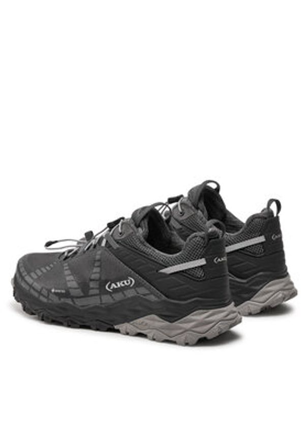 Aku Trekkingi Flyrock Gtx GORE-TEX 698 Czarny. Kolor: czarny. Materiał: skóra. Technologia: Gore-Tex. Sport: turystyka piesza