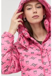 Pinko kurtka damska kolor różowy zimowa. Okazja: na co dzień. Kolor: różowy. Sezon: zima. Styl: casual #6