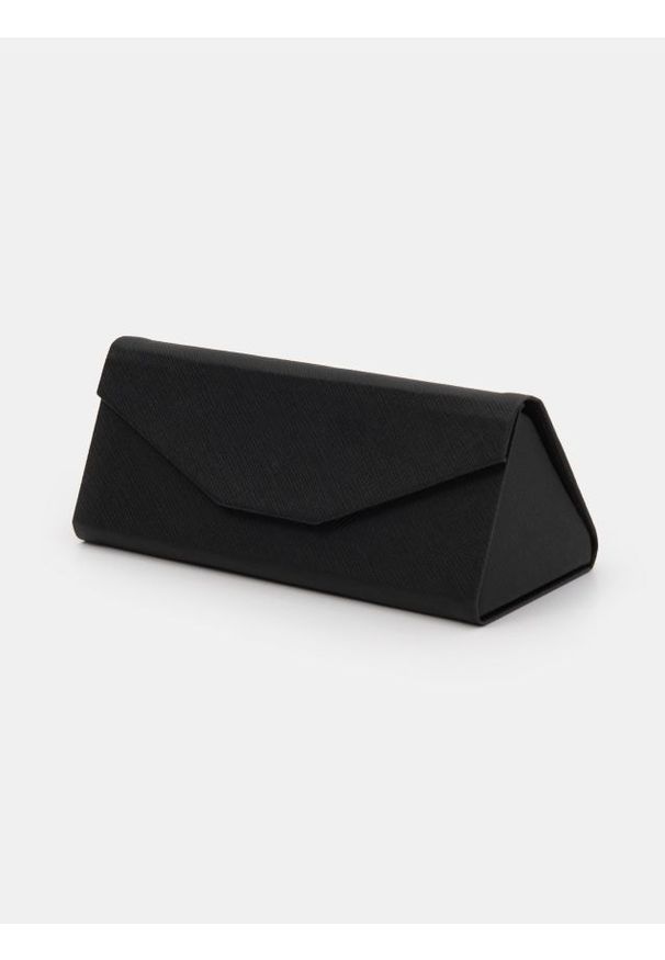 Sinsay - Etui i ściereczka do okularów - czarny. Kolor: czarny