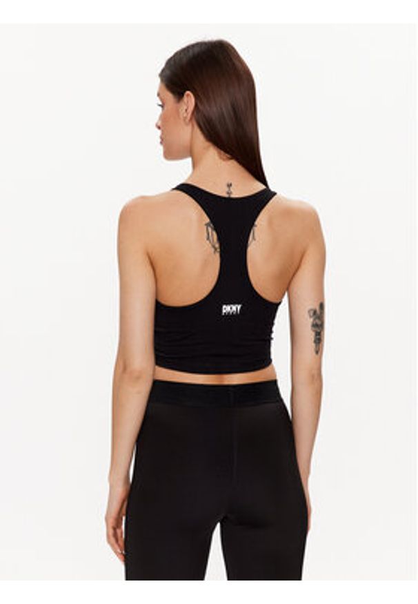 DKNY Sport Top DP2T9141 Czarny Regular Fit. Kolor: czarny. Materiał: syntetyk. Styl: sportowy